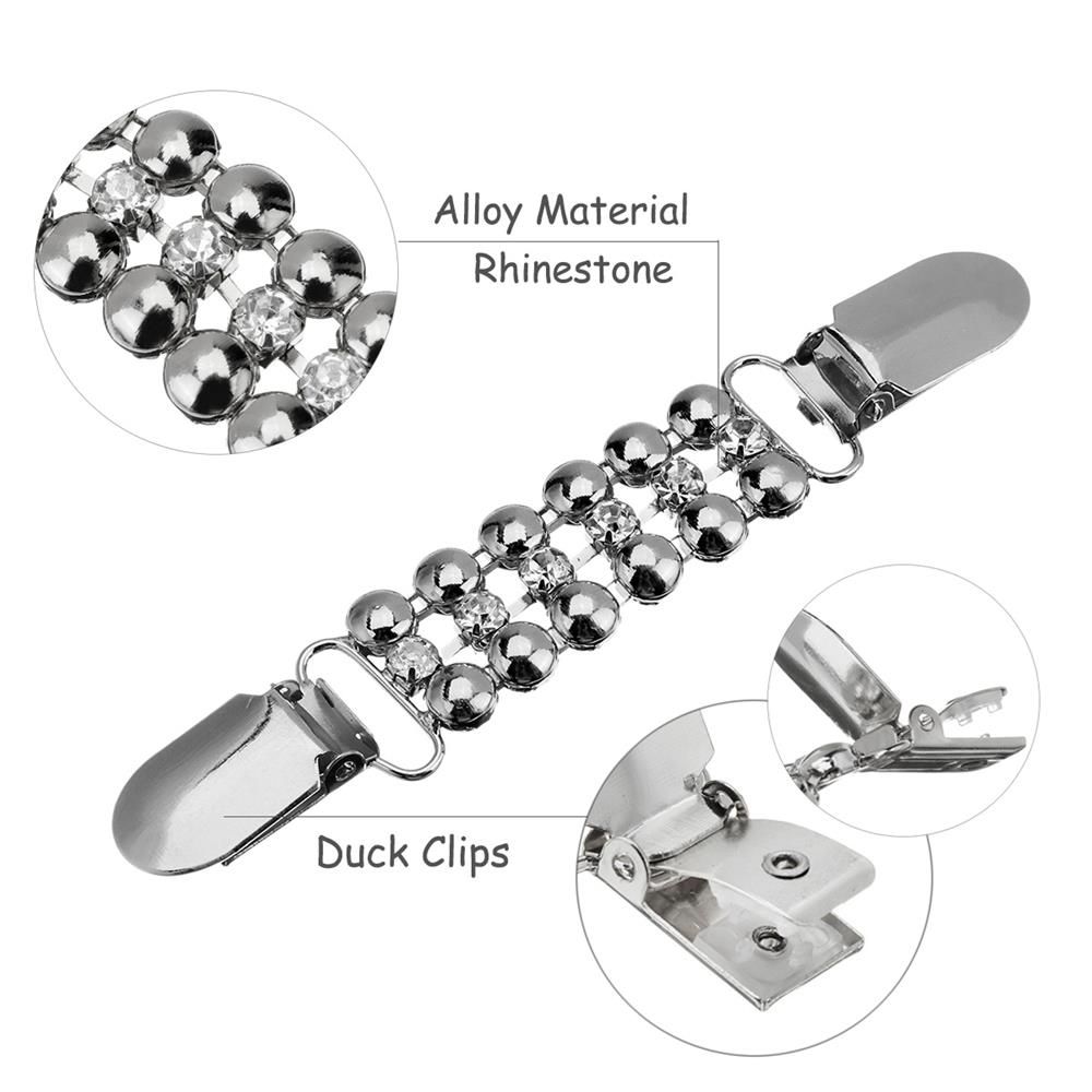 Trendy New DIAMOND Retro Duck Clip Clasps Cardigan Clip Sweater Blouse Pin Shawl Brooch