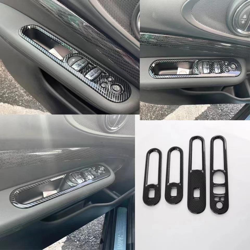 Geeignet für BmwMINI CLUBMAN F54 Lüftungsauslass Audio-Ring-Panel Carbon-Lenkrad Bohrkorn-Aufkleber Interieur