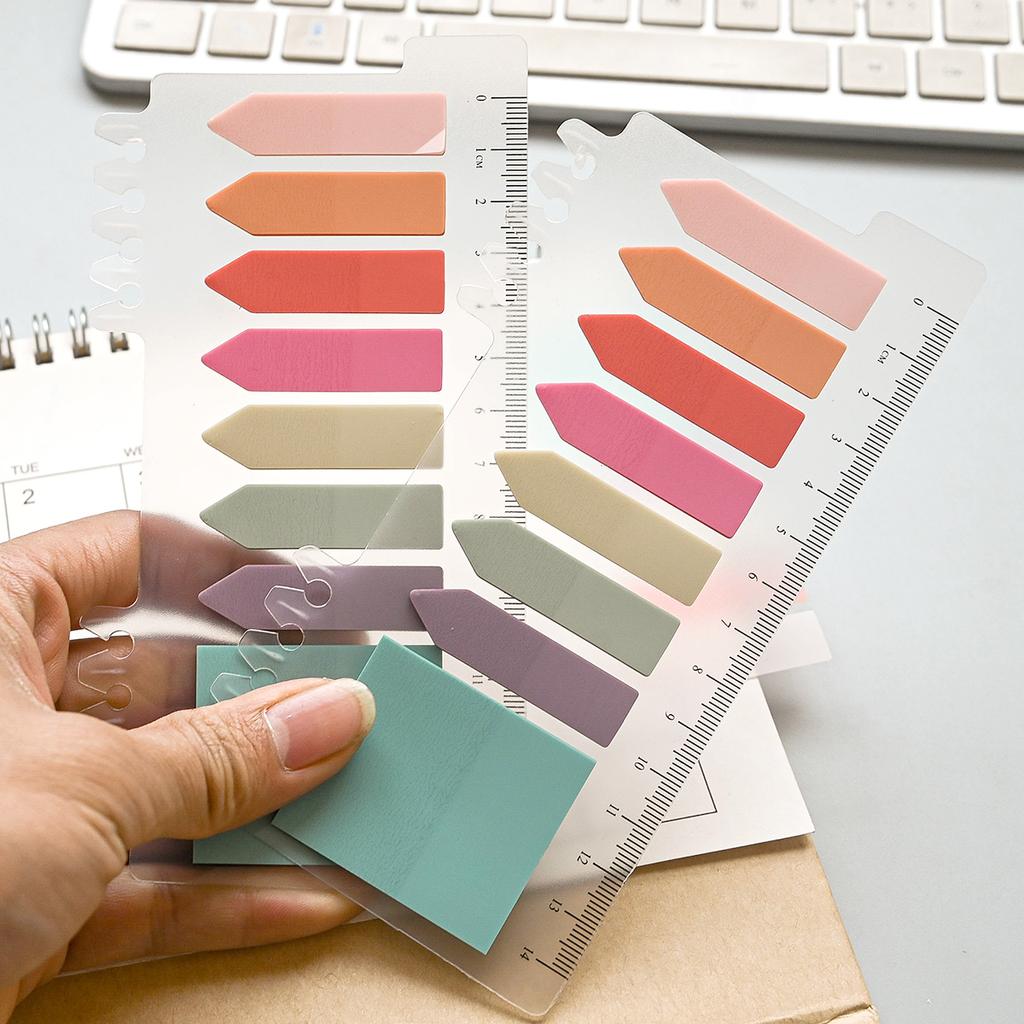 160 Pcs Transparent Colorful Index Creative Memo Pads Office School Stationery Self-Adhesive Stickers Sticky Note Pads