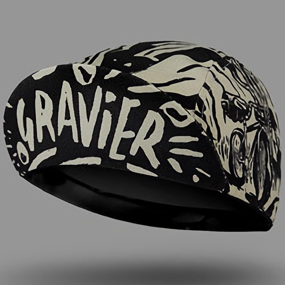 

Кепка велосипедиста Bellow с принтом GRAVIER