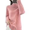 Elegant Loose-Fit Knitwear for Women - 2026 Autumn/Winter Slit Thickened Sweater