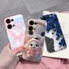 For Oppo Reno 13 Pro Phone Cases Leisure Flower Transparent Back Cover For Oppo Reno13 Pro 13Pro 5G Soft Slim Anti Drop Housing