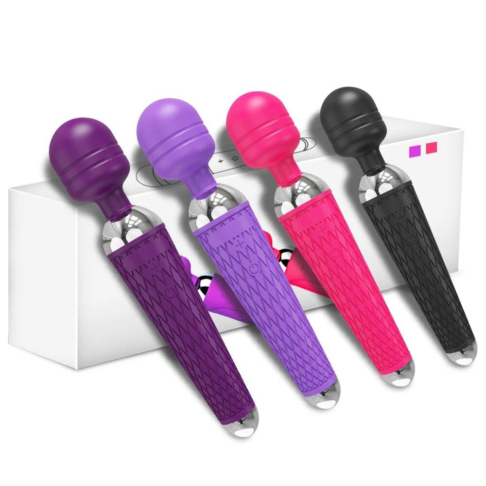 20 Speeds Powerful AV Vibrator Magic-Wand Clitoris Stimulator Sex Toys for Women G Spot Massager Adult Female Erotic Product