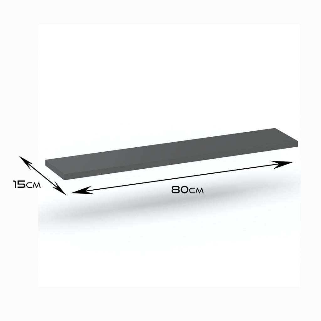 LOFT GRAY HANGING BOOK SHELF 80 CM