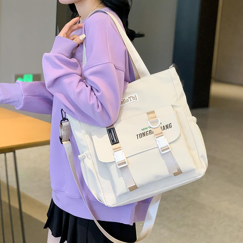 Women's Shoulder Bag Student Classes Crossbody Bag Large Capacity Tote Bag Messenger Bag