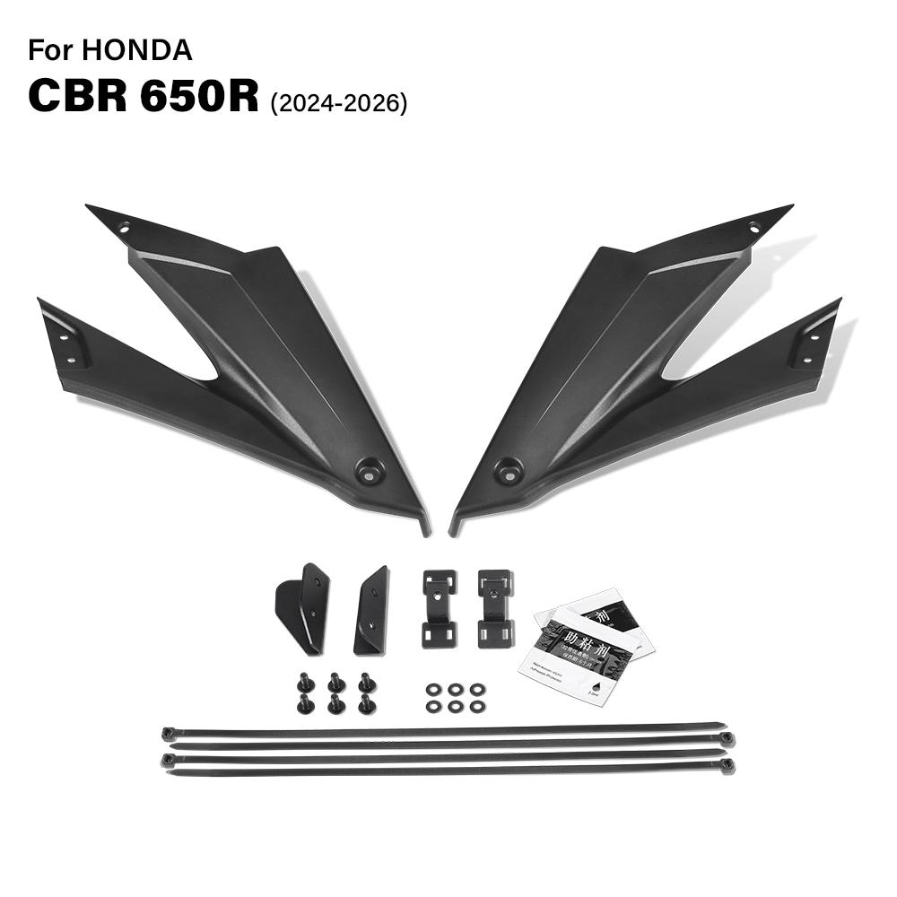 For Honda CBR650R 2024-2026 Motorcycle Modified Frame Side Panel Decoration Frame filler panel Motorcycle Accessories чёрный