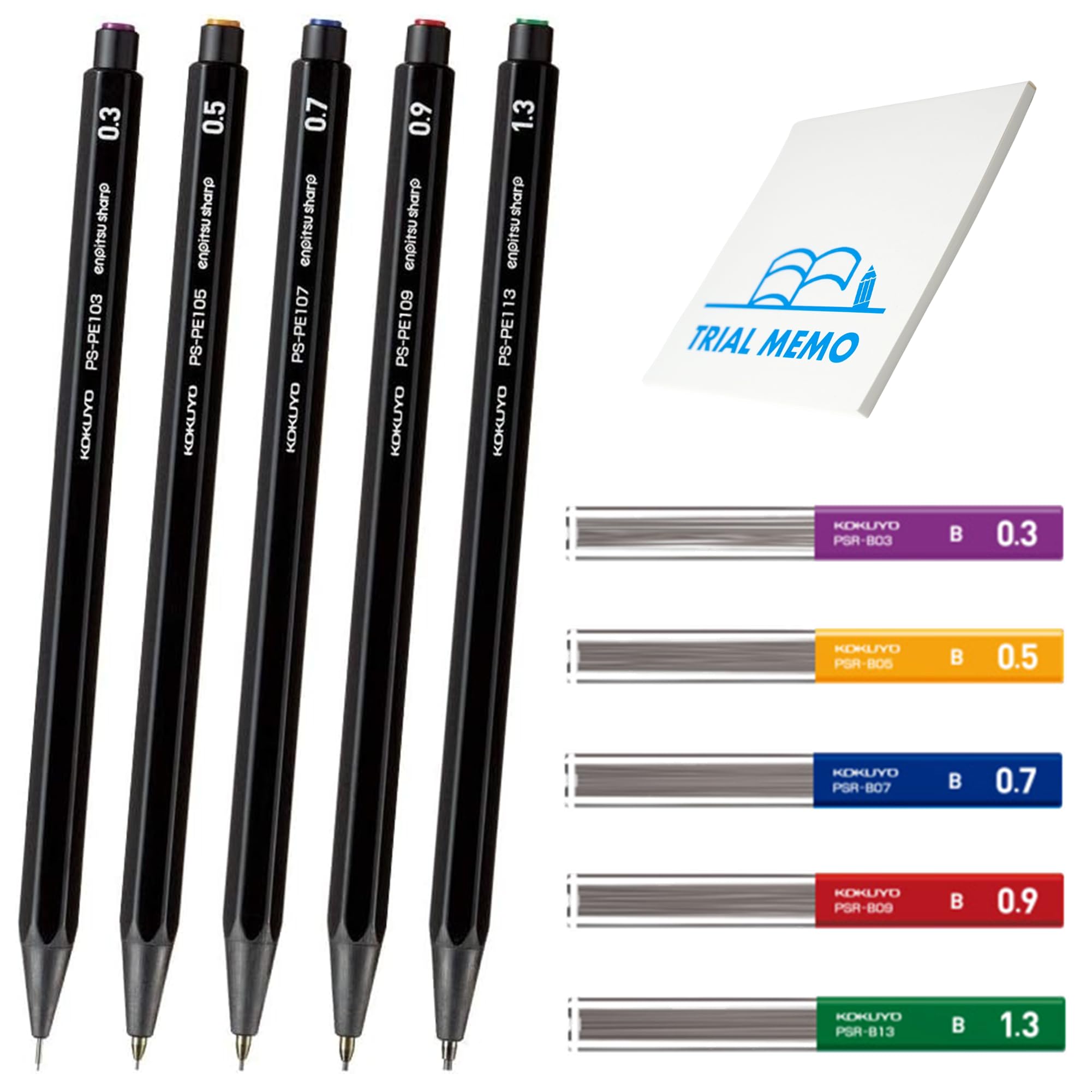 

сравнительное испытание точилка для карандашей KOKUYO B черная x 1 сменный блок для точилки B x 1 Наша оригинальная коробка-индекс для заметок в комплекте [Набор для письма] (0,3 0,5 0,7 0,9