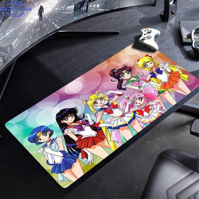 Mouse Pad Sailor Moon Anime Xxl Professional Esports Game Players Speed Lock Edge Rubber Game Desk Mousepad Keyboard Mat