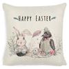 Pillowcase Easter Pillowcase Cartoon Truck Garland Rabbit Egg Animal Plaid
