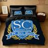 Fc Den Bosch Bedding Quilt Set Quilt Cover Pillowcase Home Decoration Birthday Gift (1 * duvet cover + 2 * pillowcase, without core)