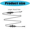 Eyeglasses Cord Strap Halloween Glasses Chain Reading Glasses Cord For Women Black Bat Pendant Eyeglass Chain