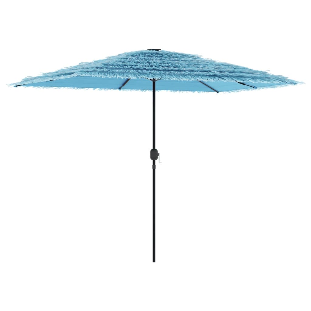 Blue Sun Umbrella with Steel Pole 300 X 200 X 250 Cm