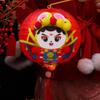 Cute Chinese Rabbit Lantern Traditional LED Lantern Toys Handheld Paper Lantern  New Year
