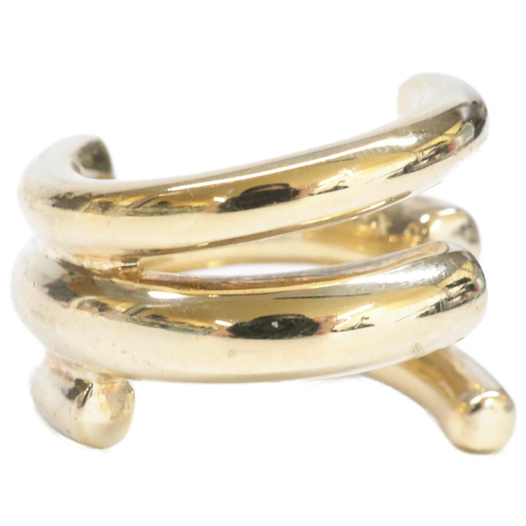 Blanc Iris 925 Circle Ring Ring Gold platedUsed