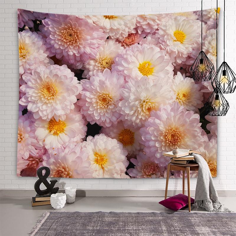 Эстетический гобелен с цветком розы — фото 8