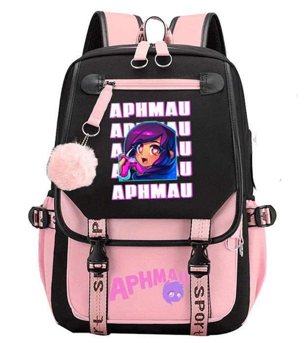 Large Capacity Schoolbag with Shoulder Strap; Student Three-piece Pencil Case Set