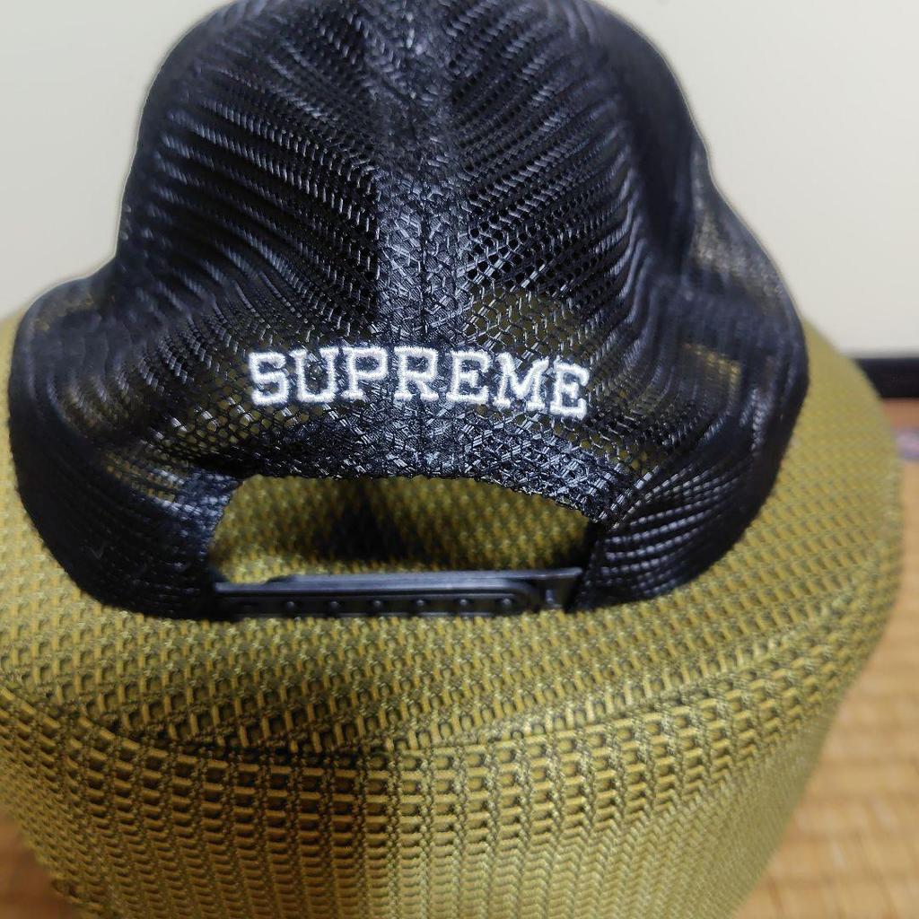 Used Supreme Mesh Cap Black Alien Alien
