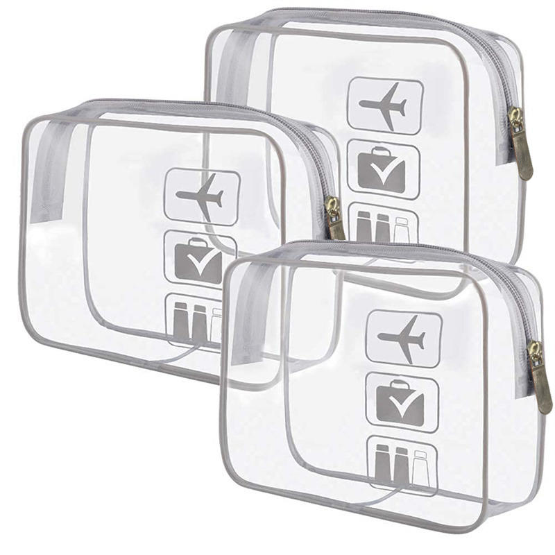 Women Handless Transparent PVC Makeup Bag Large Capacity Waterproof Storage Bags Female Travel Portable Toilet Bag