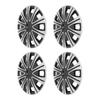 4 Pcs 17 Inch Wheel Hub Cap Full Protection Snap On Sporty Look Universal Wheel Rim Covers for