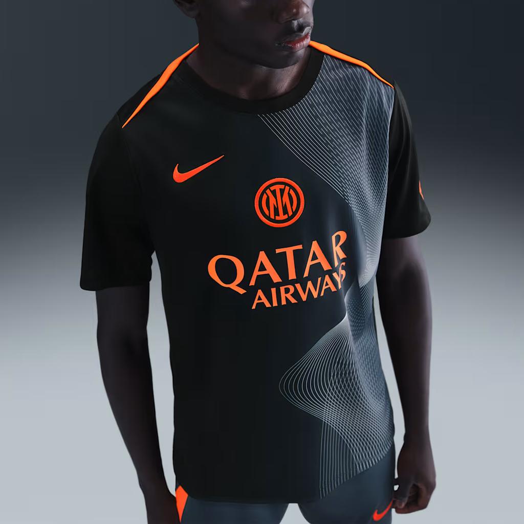 Nike Dri-Fit Inter Milan Comfortable Soft Pullover Short Sleeve Football Shirt Unisex Tops HM3441-010