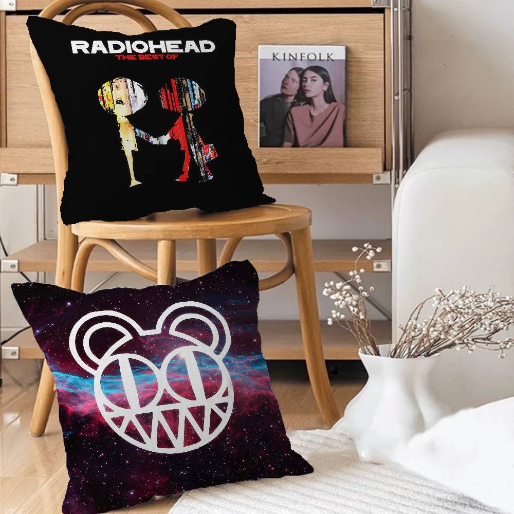 Band R-radioheadS Pillow Gift Home Office Decoration Bedroom Sofa Car Cushion Cover Case 45x45