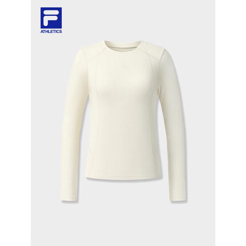 FILA Women s Knitted Long Sleeve Round Neck T-Shirt M
