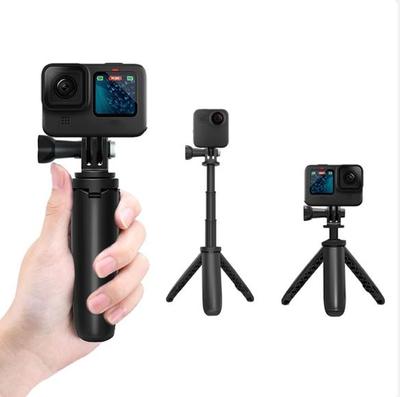 For Gopro Vlog Tripod Foldable Tripod Mini Portable Monopod for Go Pro Hero 11 10 Black Session Osmo Action Camera Accessory