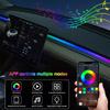 For Tesla Model 3/Y LED Lights Interior Center Console Dashboard RGB Ambient Lighting USB Car Led Strip Lights APP Model Y
