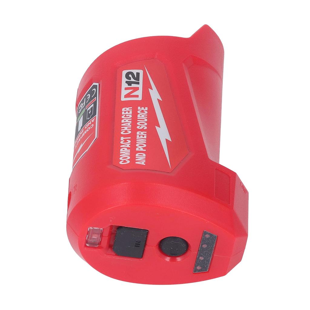 Compact Charger and Power Source 2.1A USB Port DC12V Socket Battery Charger Adapter for M12 N12