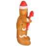 1.5m Height Christmas Inflatables Gingerbread Man with Candy Canes Blow Up Yard Decoration Snowman