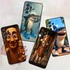 Tung Tung Sahur Anime Art For Samsung A73 A72 A71 A55 A54 A53 A52 A51 A13 A22 A16 A15 A12 A14 A26 A07 5G Black Phone Case