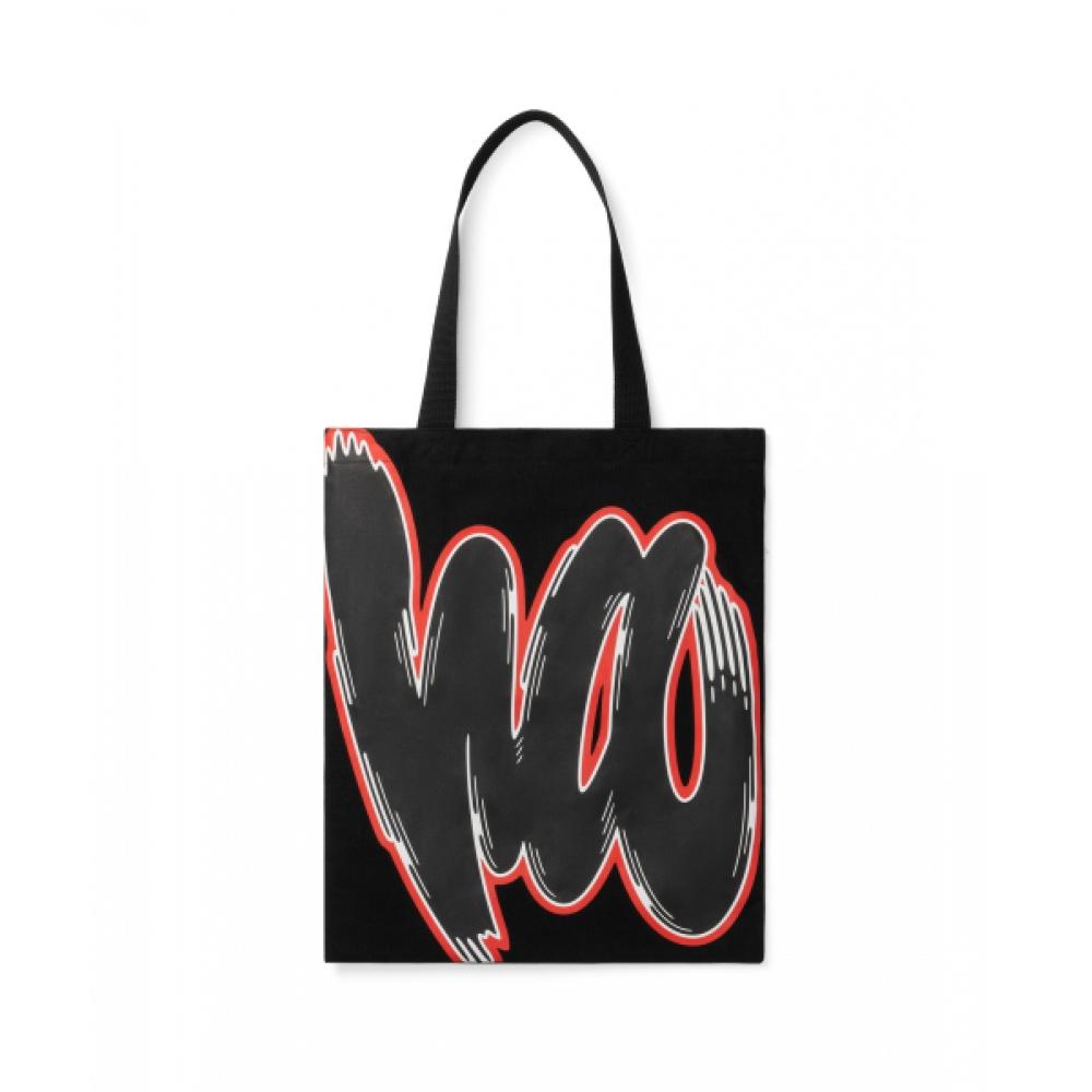 

HelinoX [sneaker Wolf X HelinoX] Cotton Tote Bag Black 30002509 FREE