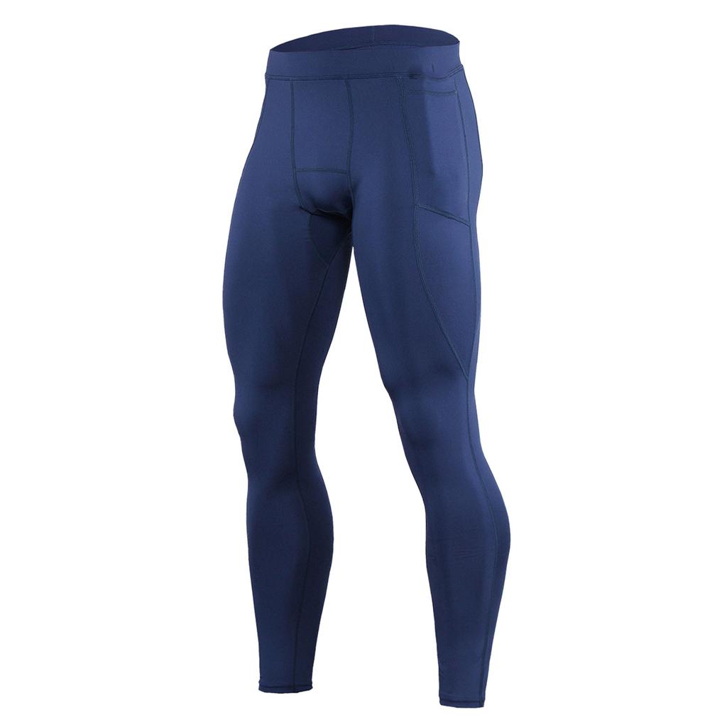 Men Training Bodybuilding Workout Yoga  Fitness Long Pants Tight-drying Sports Basketball Tight Pants