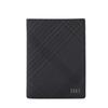 Daks Black Check Leather Slim Wallet Dbwa1e094bk