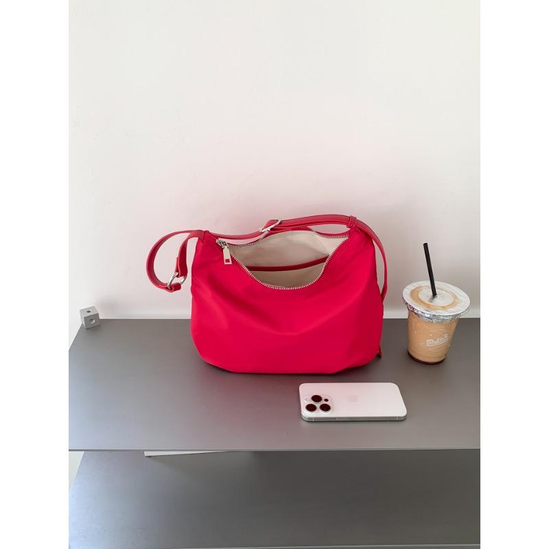 

Leopard print bag trend large capacity soft surface commuter women s bag fashion new nylon shoulder bag women красный