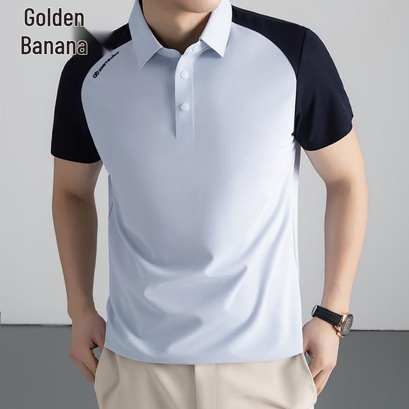 Men s Ice Silk Short-Sleeve Polo Shirt 56