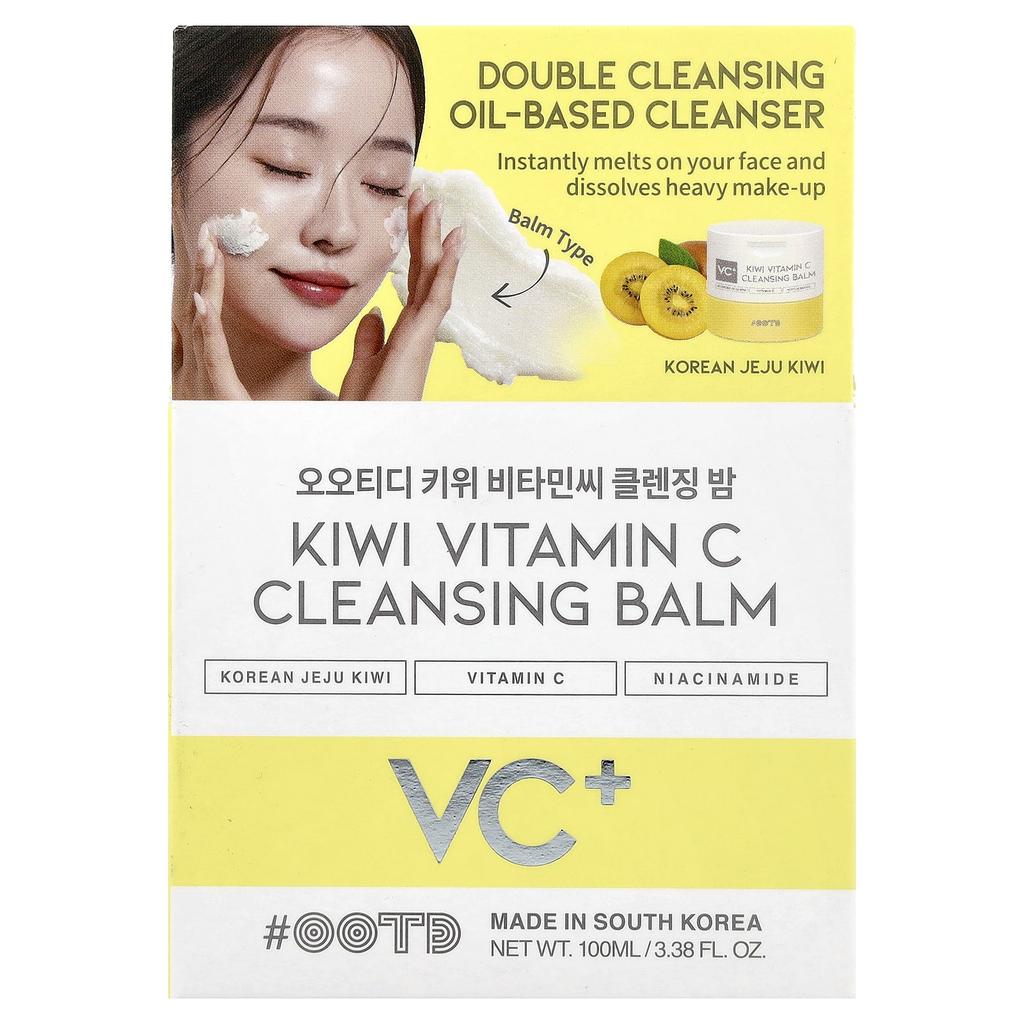 OOTD Kiwi Vitamin C Cleansing Balm, 100ml (3.38 Fl Oz)