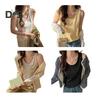 Women Vest O-Neck Sleeveless Loose Fit Tank Tops Solid Color Casual Camisole Summer Versatile Daily Tops