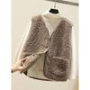 Korean New Vests 2026 Spring Autumn Vest Women Waistcoat Winter Warm Thick Fleece Vests Women Sleeveless Jacket Ladies Waistcoat