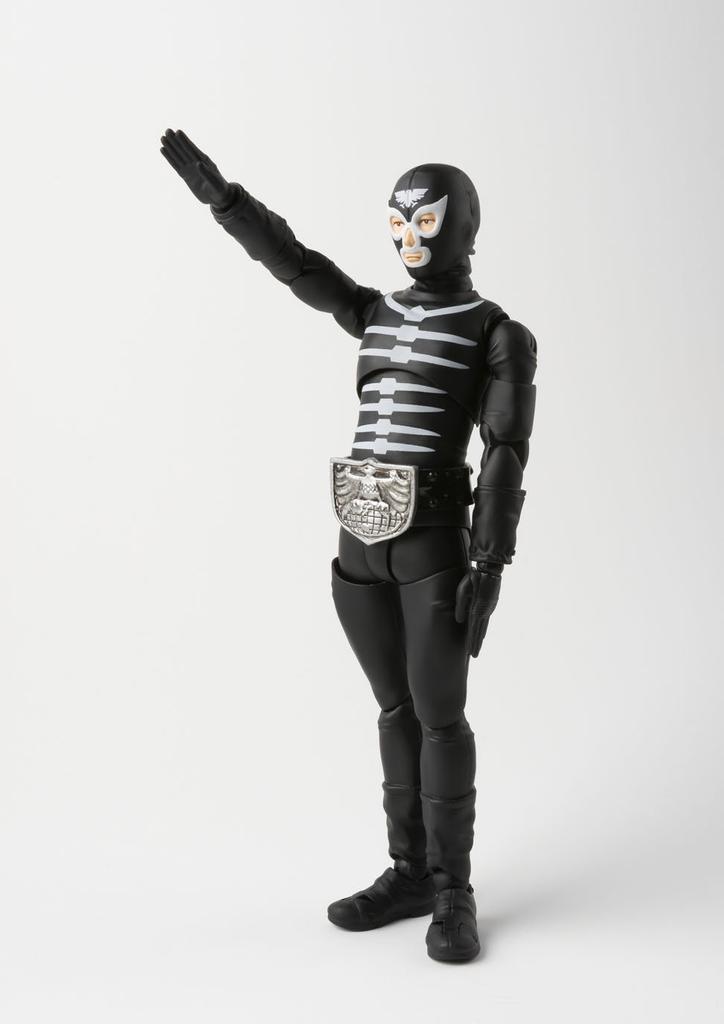 TAMASHII NATIONS Kamen Rider Shocker Combatant 145mm malovaná pohyblivá figurka SHFiguarts (Kost) Cca. ABS a PVC