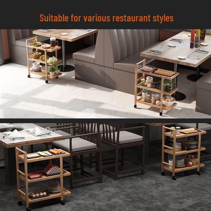 Danle Multi-Layer Wooden Storage Rack