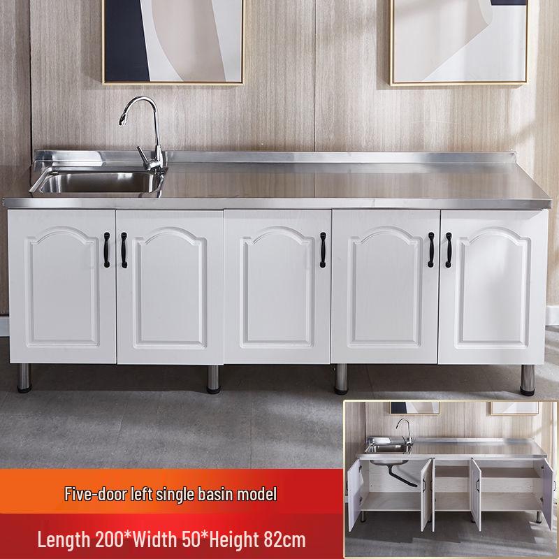 Economical Stainless Steel Kitchen Cabinet for Rental Homes