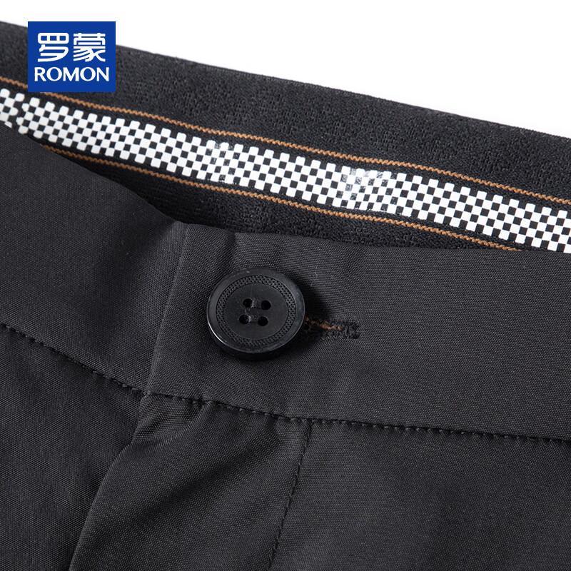 ROMON Men's 90% Duck Down Thermal Straight-Leg Winter Pants