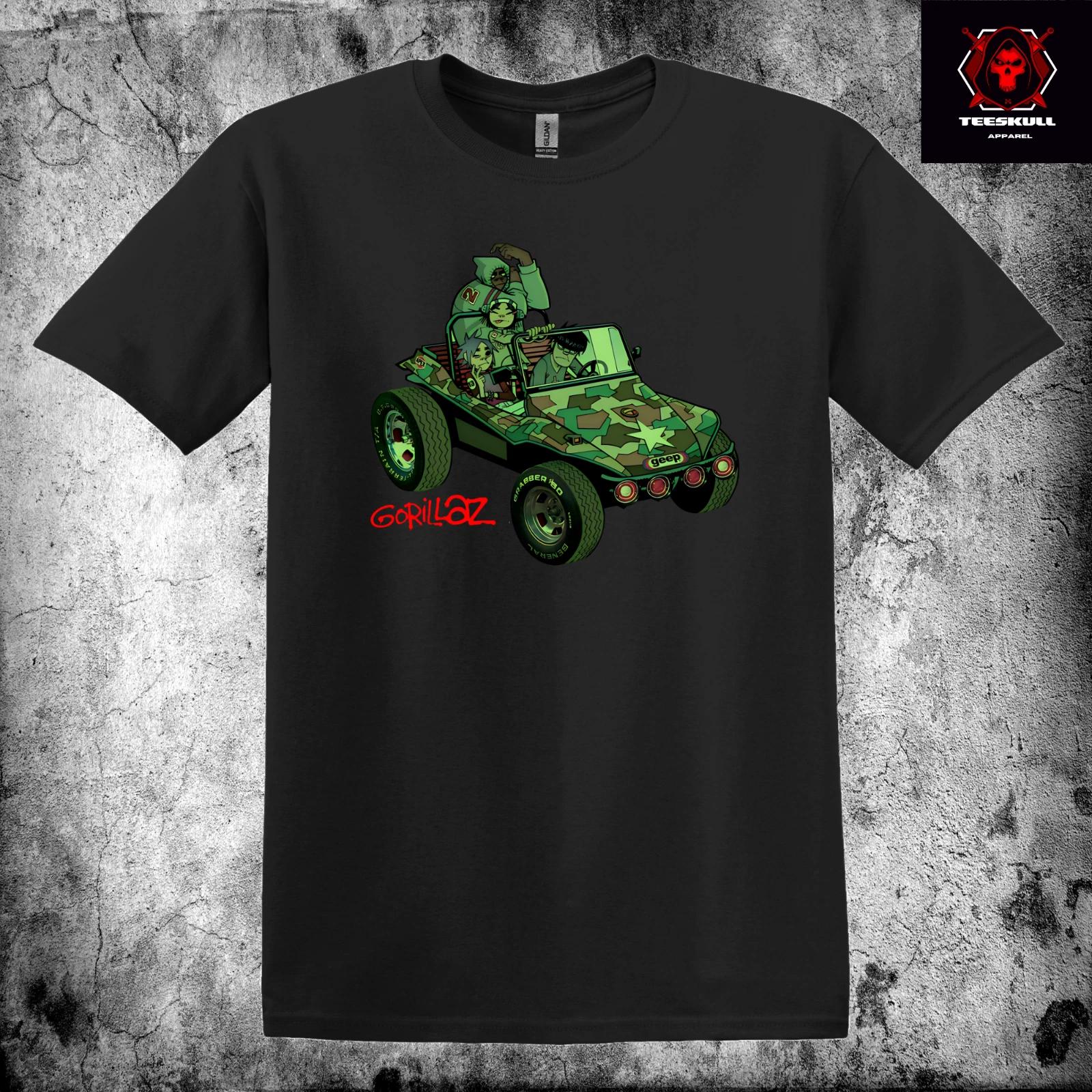Gorillaz Indie Alternative Rock Premium Heavy Cotton Unisex T-Shirt M