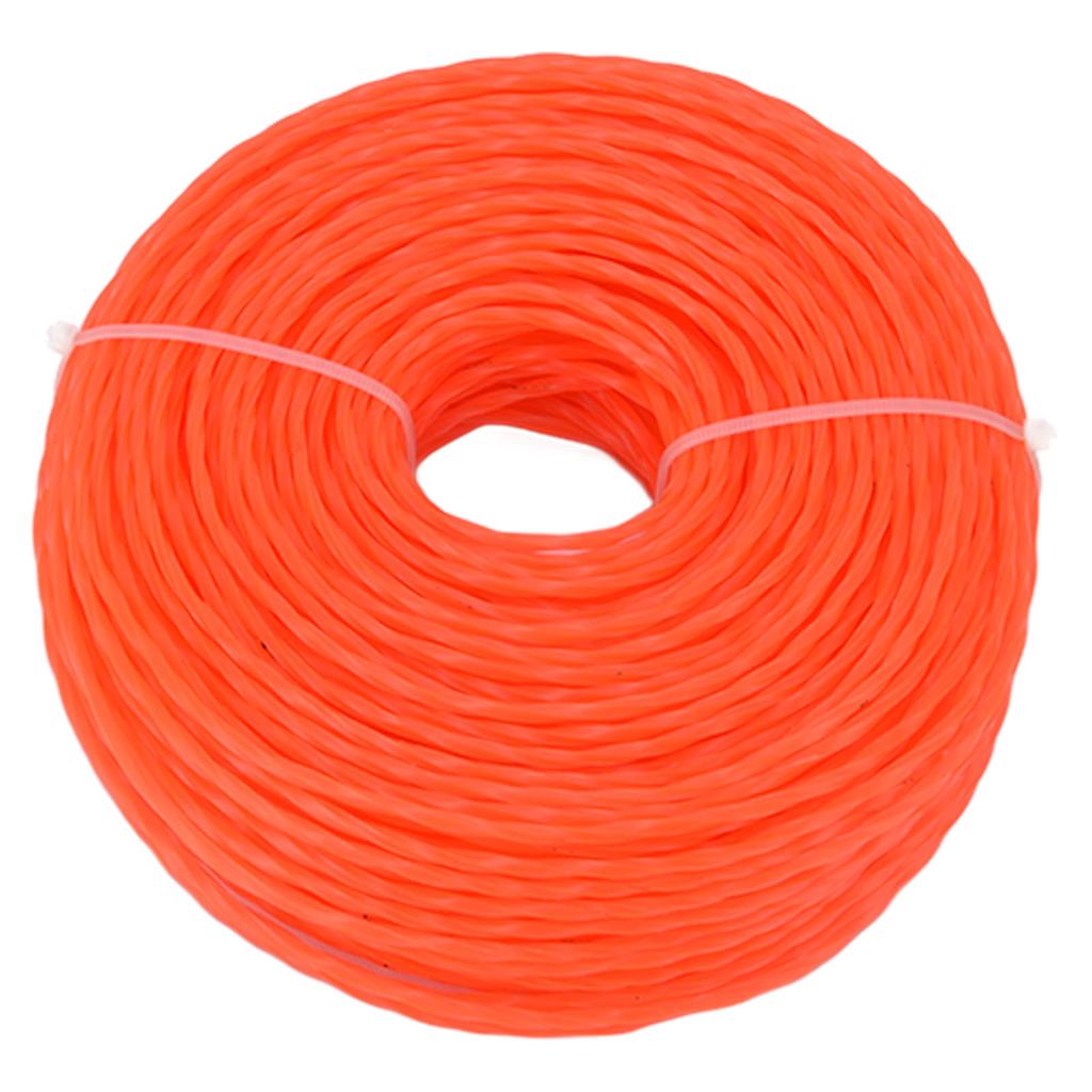 Nylonowa linka do trymera 3,0 mm 85 m Skręcana linka do trymera do domu ogrodu Wytrzymałe ostrza do kosiarki