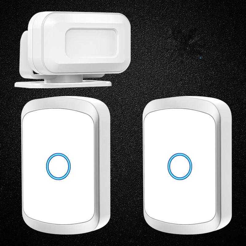Welcome Sensor: Voice Reminder & Greeting Doorbell with Dual Power Supply