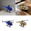 1/64 Die-cast Alloy Helicopter Airplane Model for Children Kids Party Gift Ornament Cake Decoration