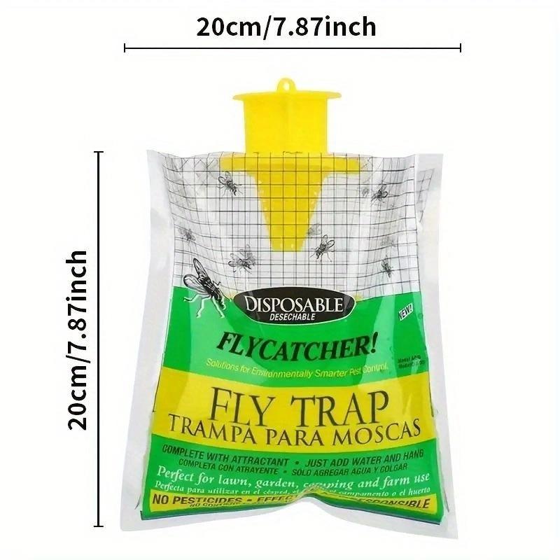 Water-Soluble Hanging Fly Trap Bags, Non-Toxic Insect Catcher for Outdoor, Effective Fly Wasp Mosquito Bug Killer Pest Control