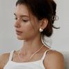 Trending Simple Metal Circular Stud Earring Fashion Party Statement Minimalist Cheap Earrings Female Jewelry For Woman Gifts
