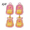 Fun Back to School Jewelry 1 Pair Teacher Earrings for Women, Cute 2D Acrylic Crayon Pencil Backpack Dangle Number Alphabet Earrings, First